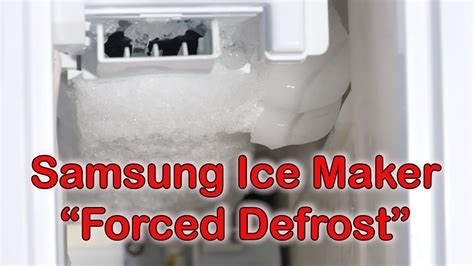 Defrosting a Samsung Ice Maker: 5 Simple Steps